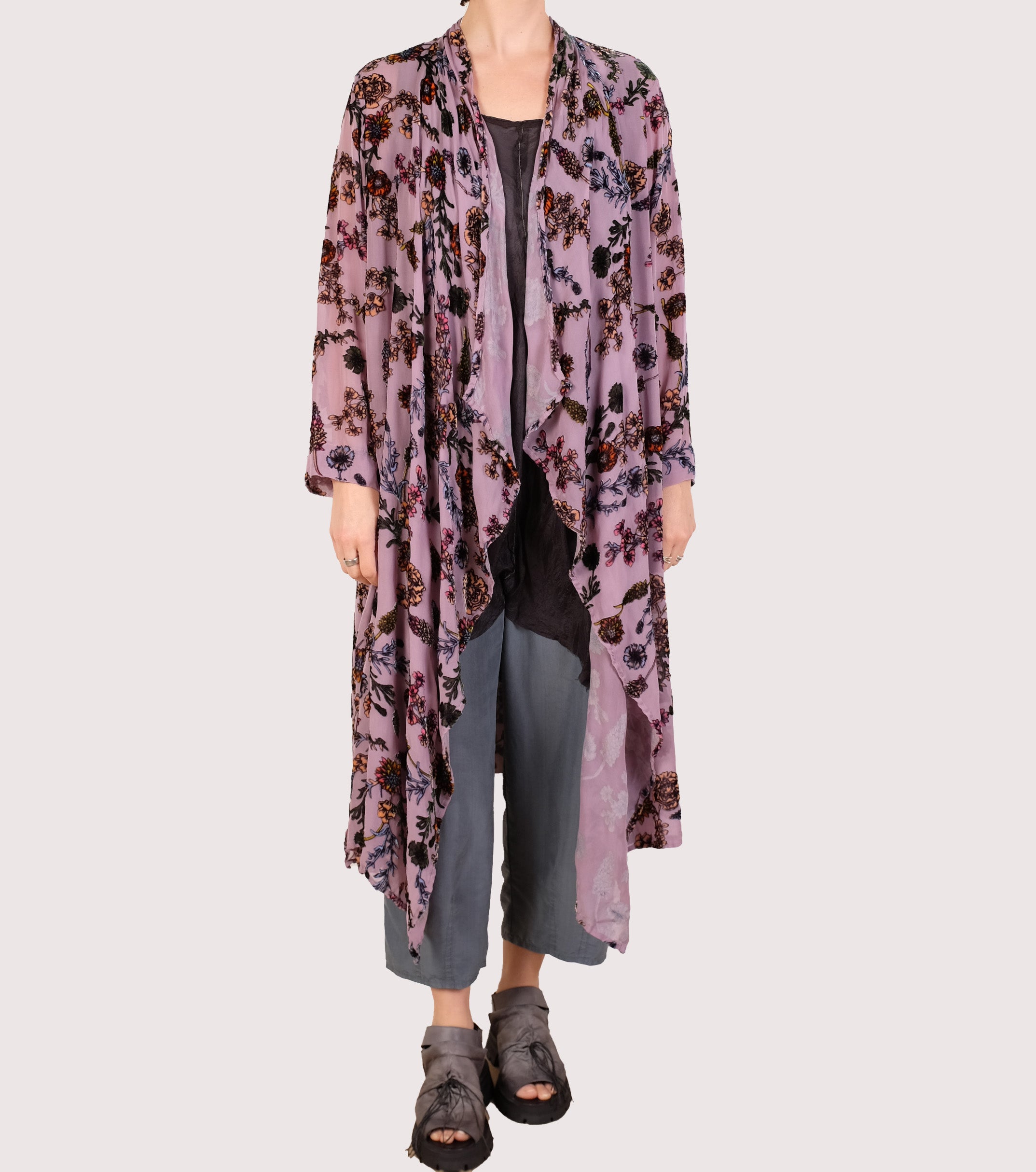 Grizas Floral Burnout Duster