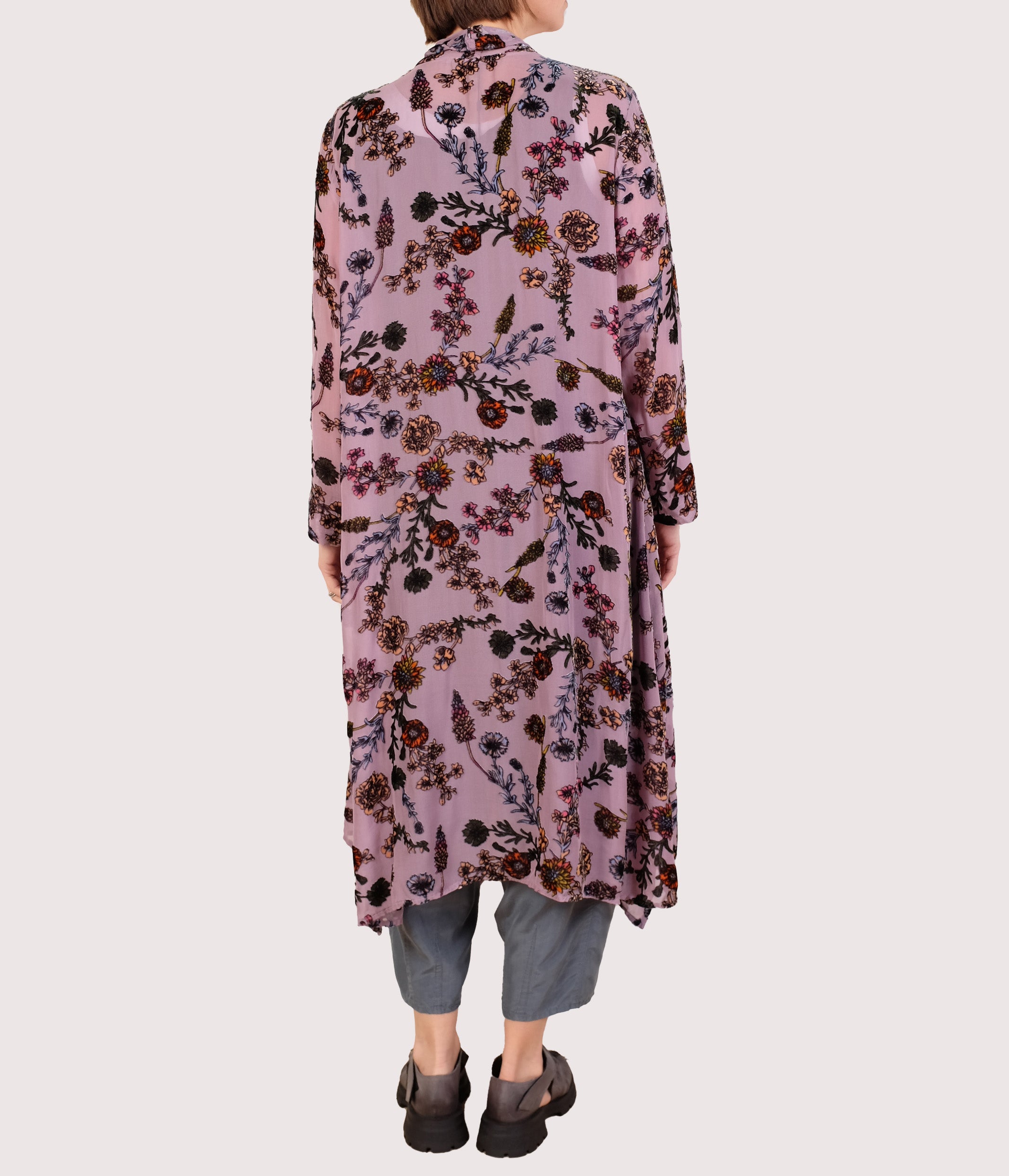 Grizas Floral Burnout Duster