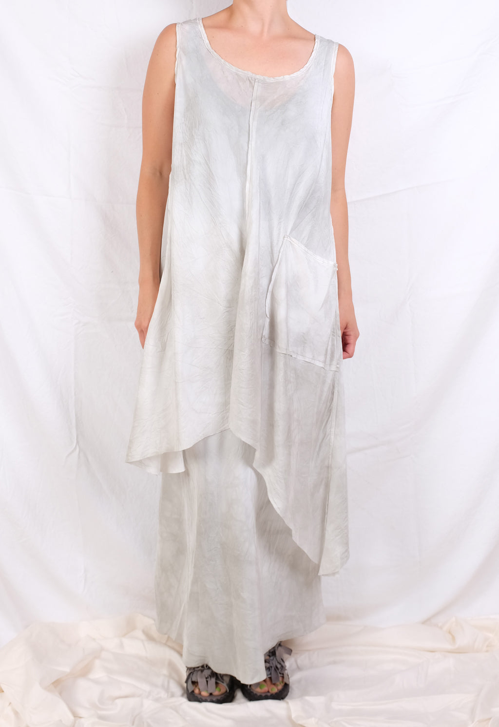 Robin Kaplan Bias Skirt in Icy Gray