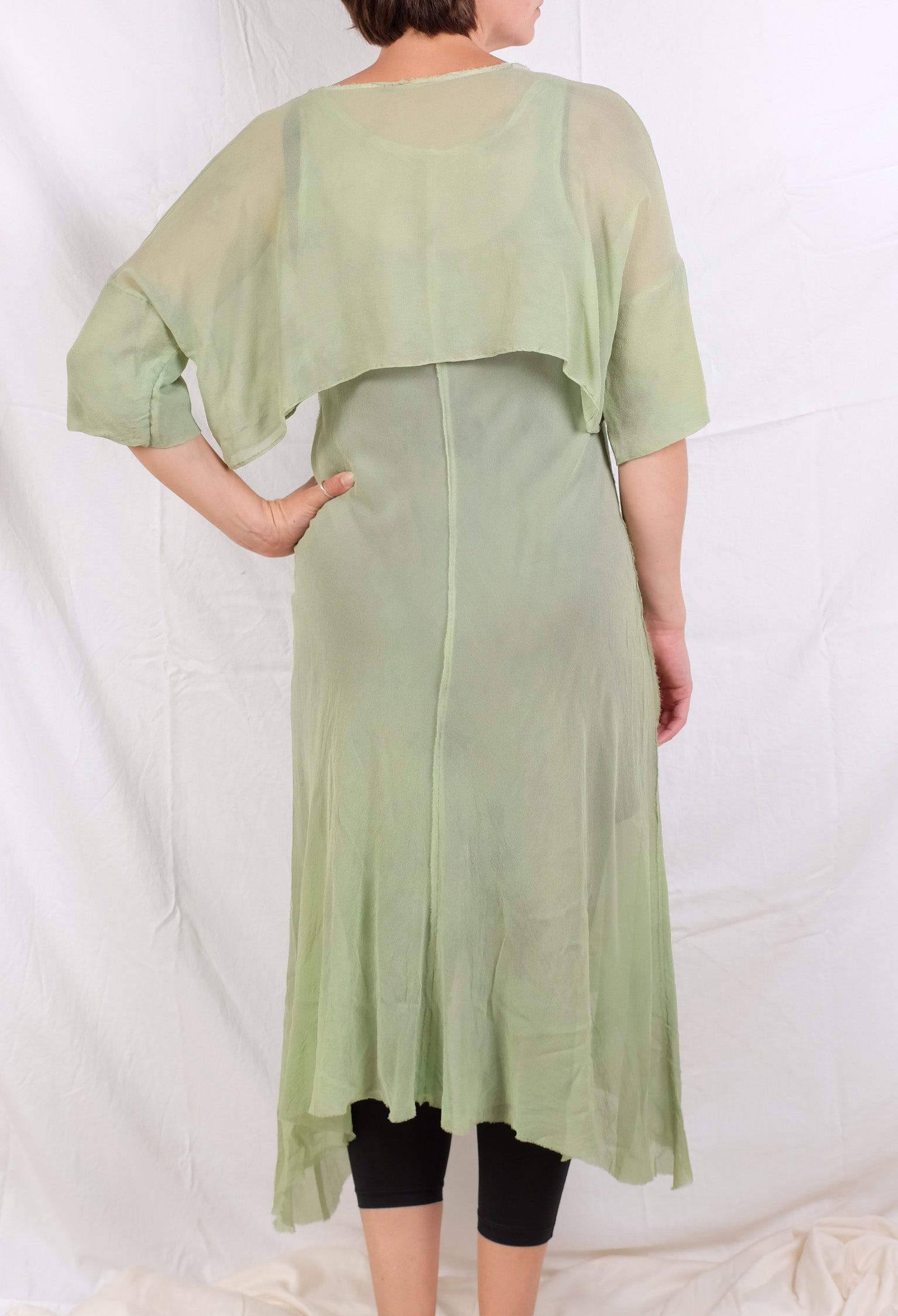 Robin Kaplan Soft Organza Cropped Cardigan (Multiple Colors)