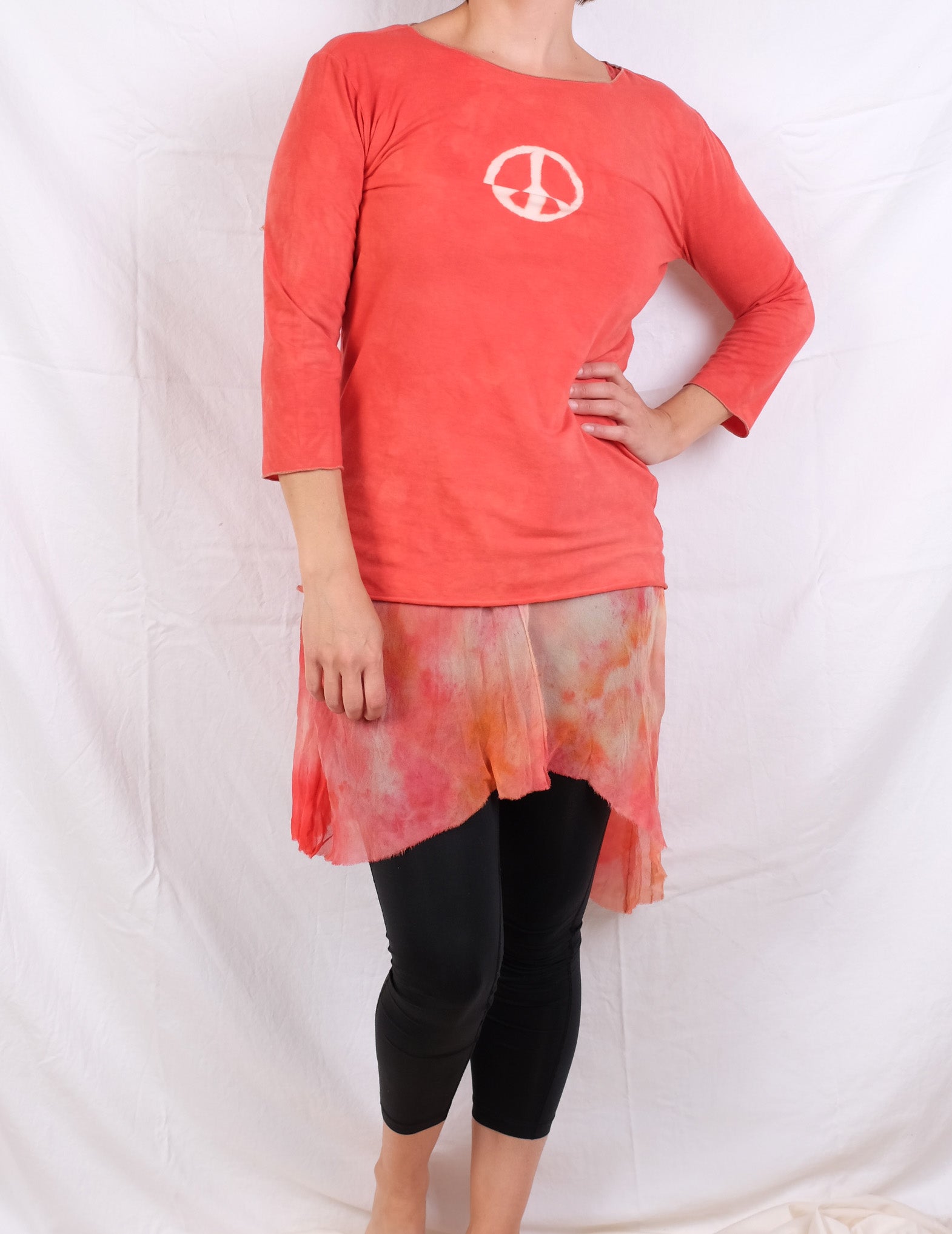 Robin Kaplan Organic Cotton Peace Tee (Multiple Colors)