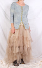 Robin Kaplan Serata Skirt in Champagne
