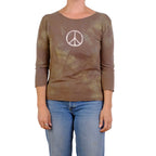 Robin Kaplan Organic Cotton Peace Tee (Multiple Colors)