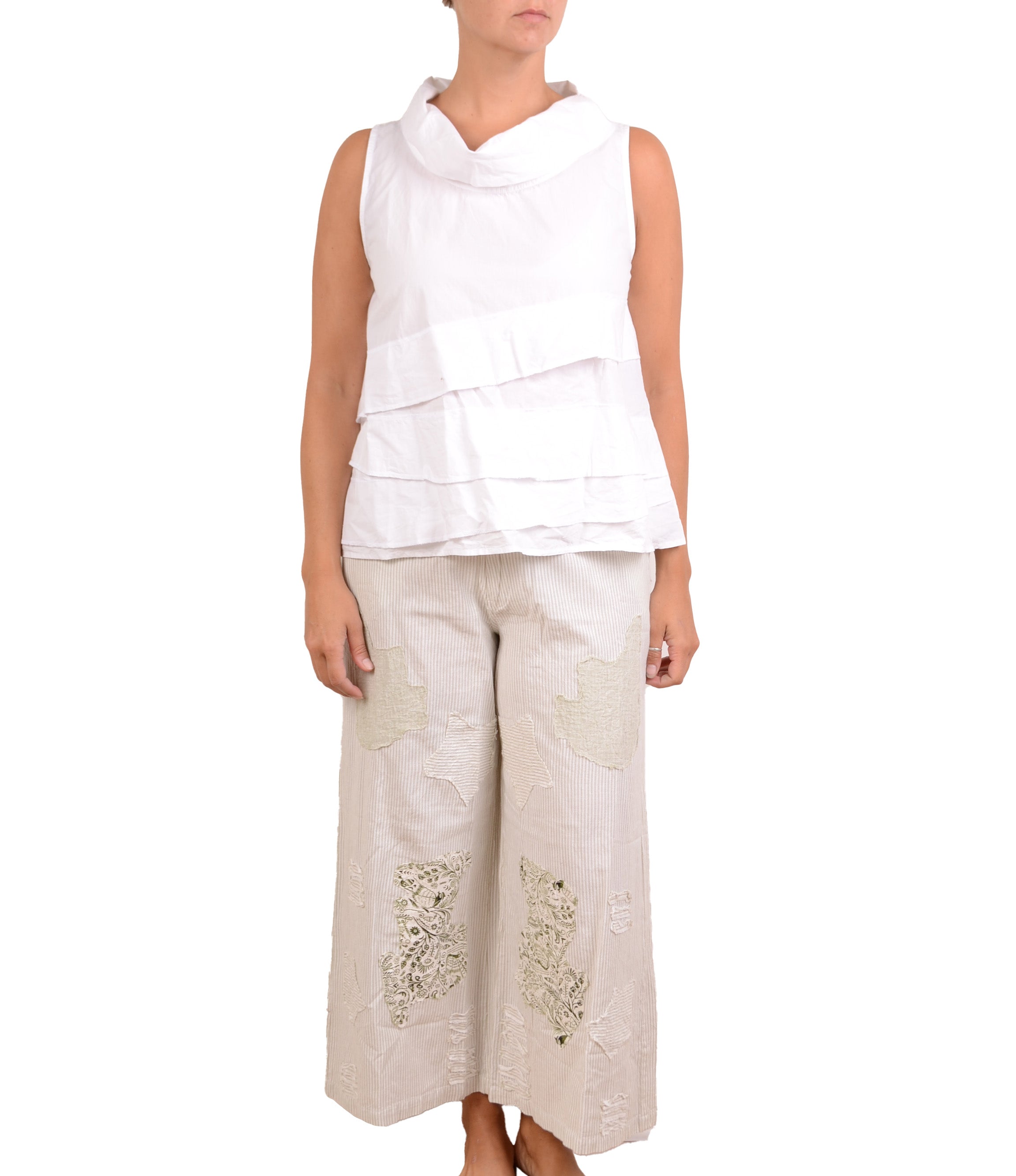 Tulip Arabella Pant in Sage Stripe