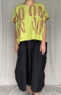 Moyuru Lime Knit Top