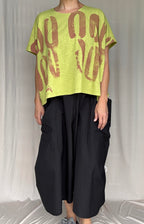 Moyuru Lime Knit Top