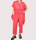 Grizas Linen Check Trousers