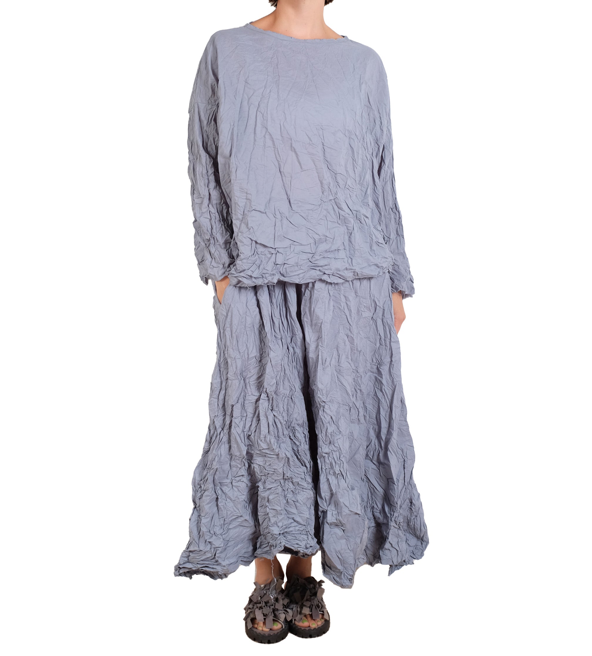 Privatsachen Atuse Crinkle Top in Blue