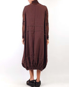 Loyko Brick Dress in Brown