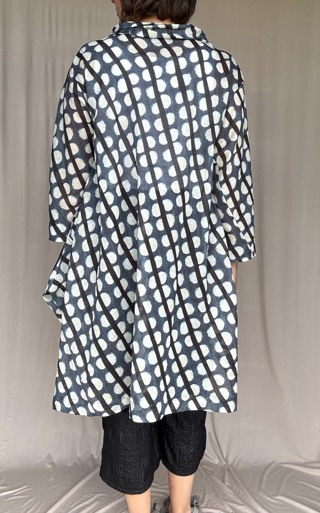Moyuru Printed 3/4 Sleeve Tunic