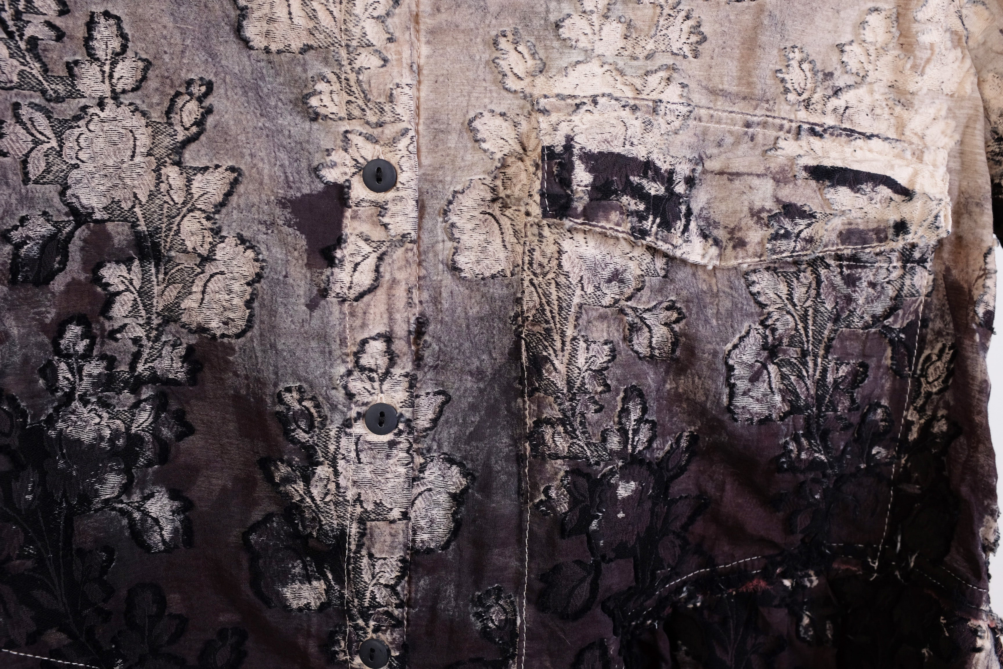 Serienumerica Shirt Dress With Gathered Skirt