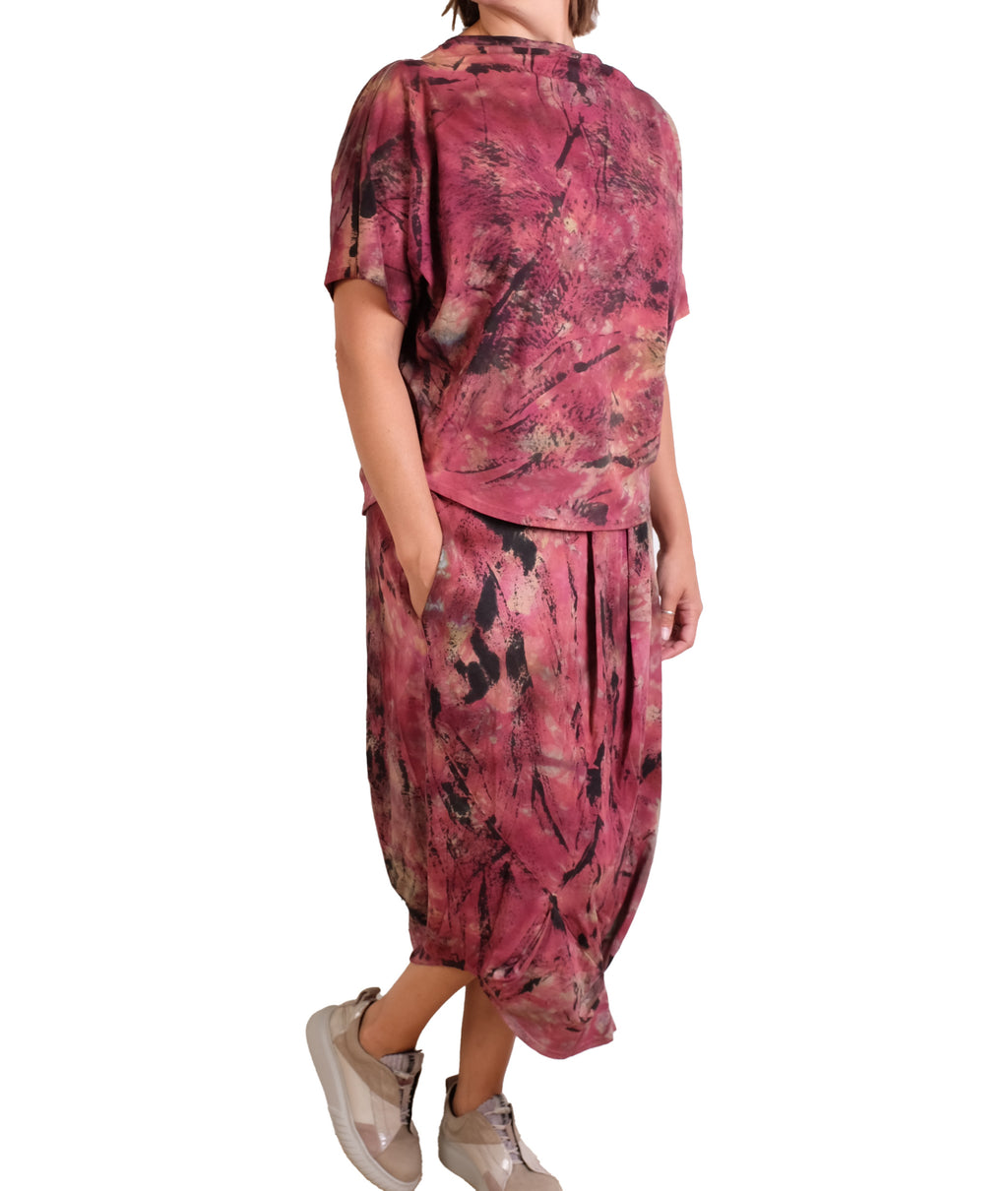 Cynthia Ashby Rome Skirt in Damask