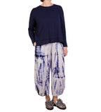 Gerties Layered Hem Tee in Indigo