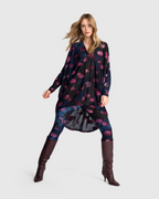 Alembika Polka Dot Top in Midnight