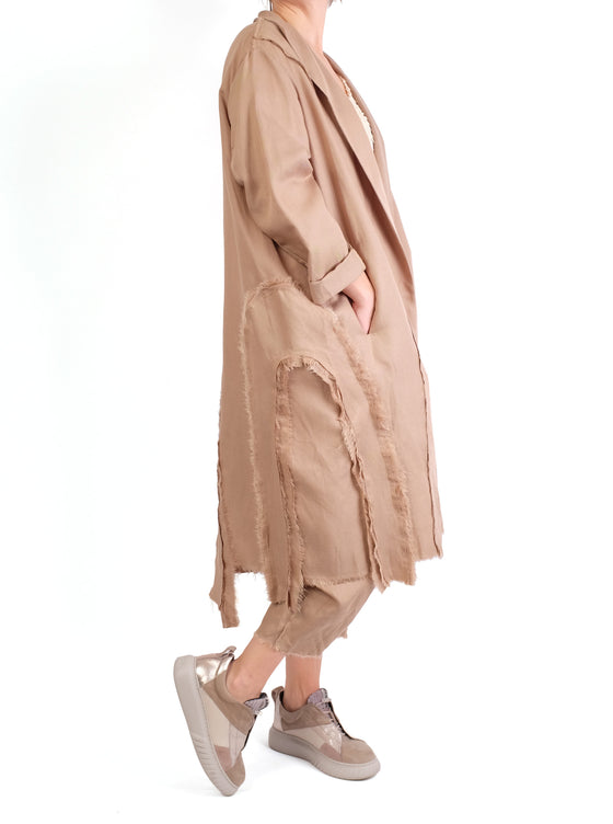 Loyko "Application" Coat in Camel