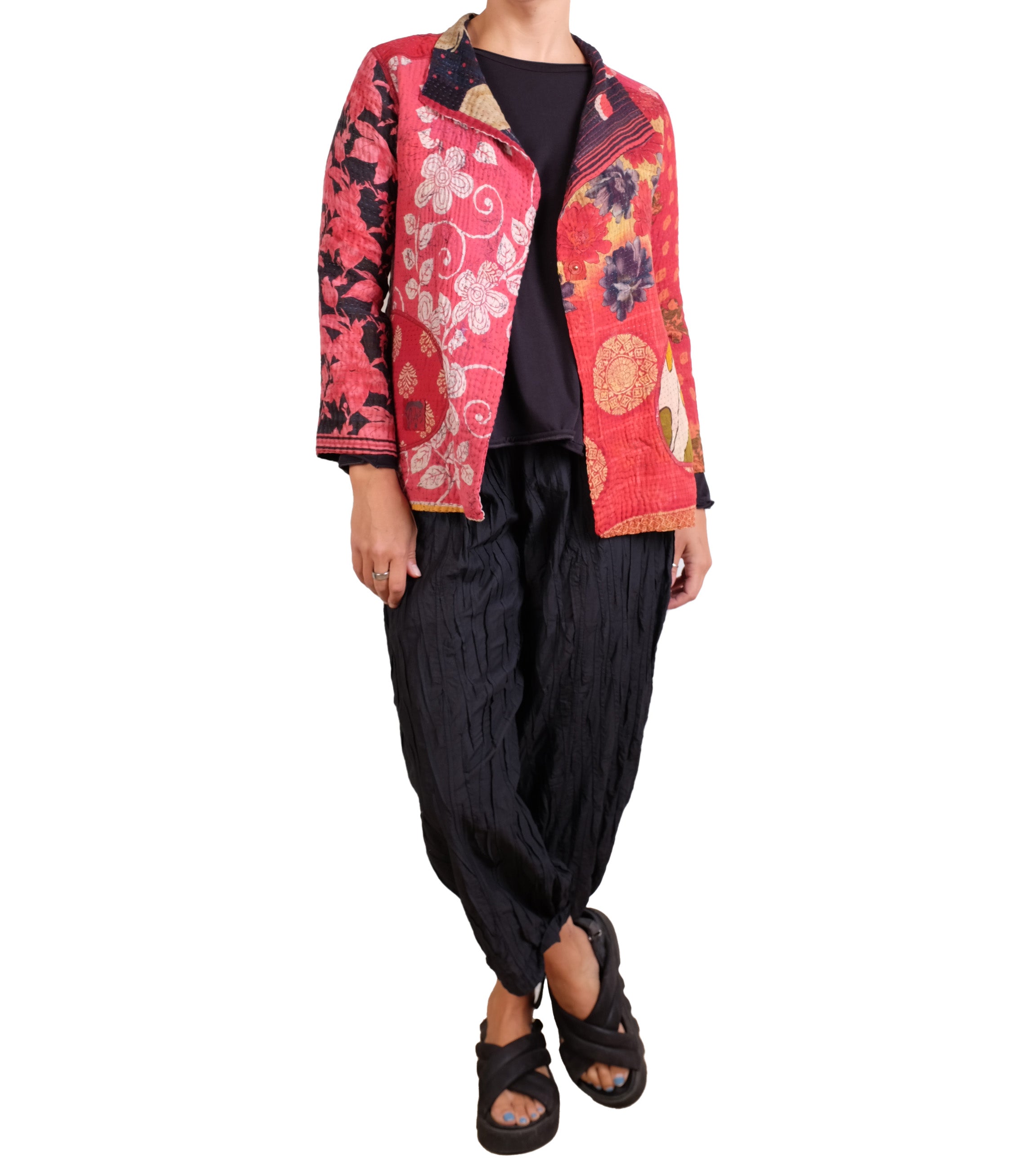 Mikeo Mintz Puzzle Kantha Short Jacket