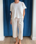 Paper Temples Bota Vest in White Stars