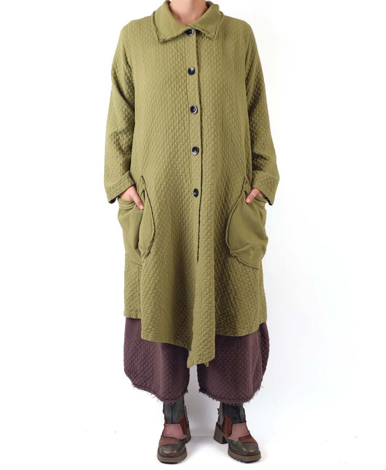 Bodil Coat in Matcha