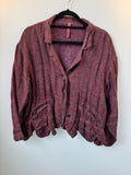 T2T Cynthia Ashby Burgundy Jacket Size 1 (runs generous)