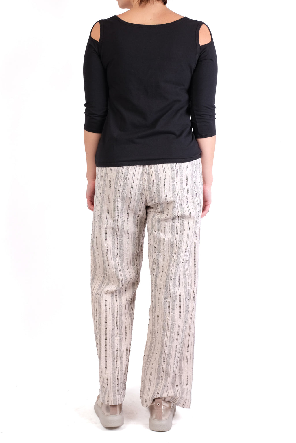 Cutloose Wide Leg Long Pant in Pearly
