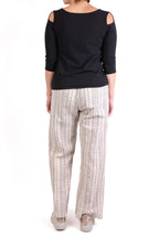 Cutloose Wide Leg Long Pant in Pearly
