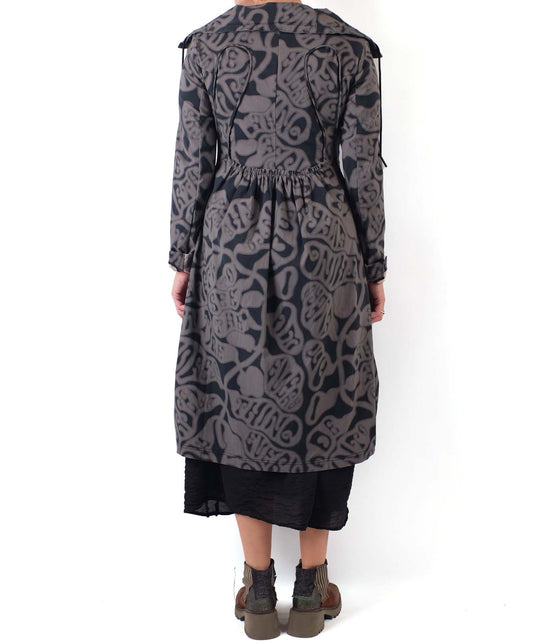 Rundholz Black Label Coat in Black Print