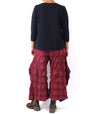 Dress To Kill Red Plaid Harem Pant