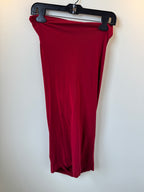 T2T MXM Gathered Red Knit Skirt Medium