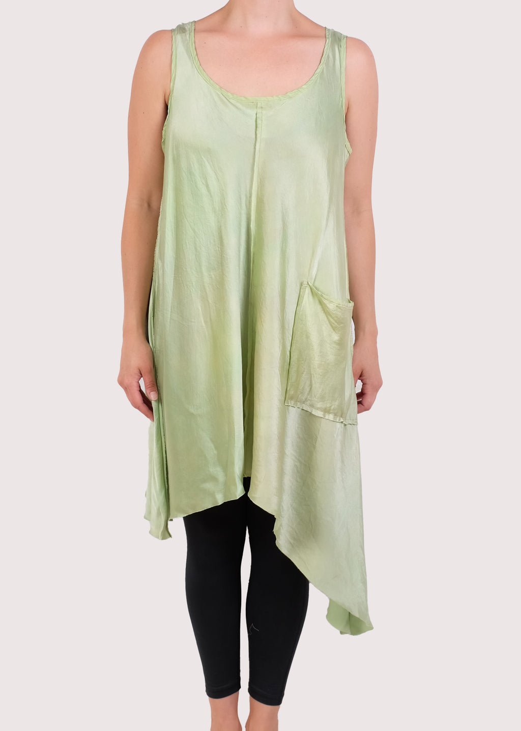Robin Kaplan Charmeuse Asymmetric Tunic (Multiple Colors)