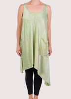 Robin Kaplan Charmeuse Asymmetric Tunic (Multiple Colors)