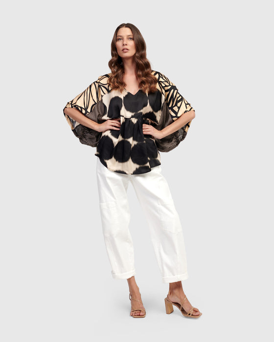 Alembika White Denim Pants