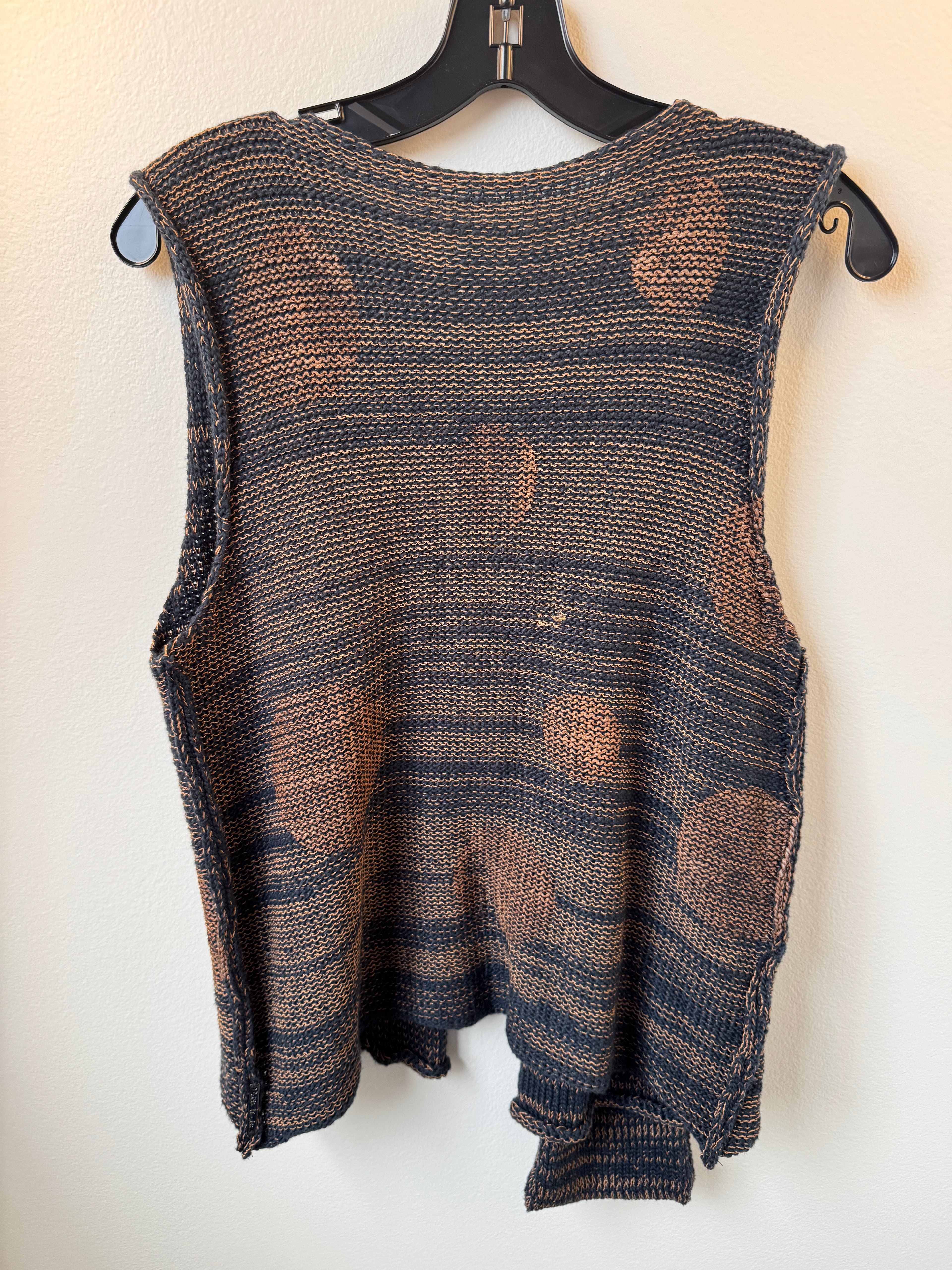 T2T Paper Temples Teal/Gold Sweater Vest One Size