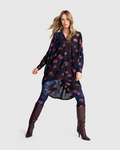 Alembika Polka Dot Top in Midnight
