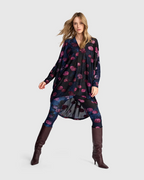 Alembika Polka Dot Top in Midnight
