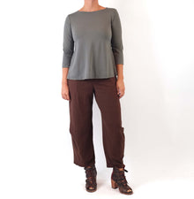  Cutloose 3/4 A Line Boatneck Top in Myrtle