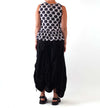 Bodil Tie Skirt in Black Linen