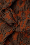Grizas Copper Crinkle Silk Long Sleeve Tunic