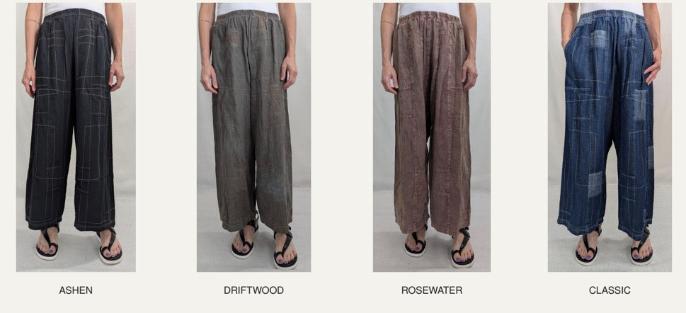 *Spring Pre Order* Cynthia Ashby Parallel Pant in Cotton Denim