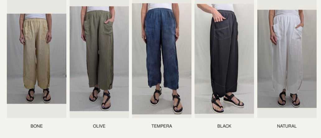 *Spring Pre Order* Cynthia Ashby Linen Mason Pant