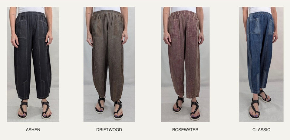 *Spring Pre Order* Cynthia Ashby Anchor Pant in Cotton Denim