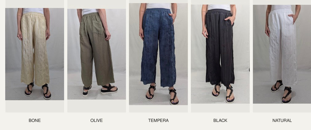 *Spring Pre Order* Cynthia Ashby Linen Ivar Pant