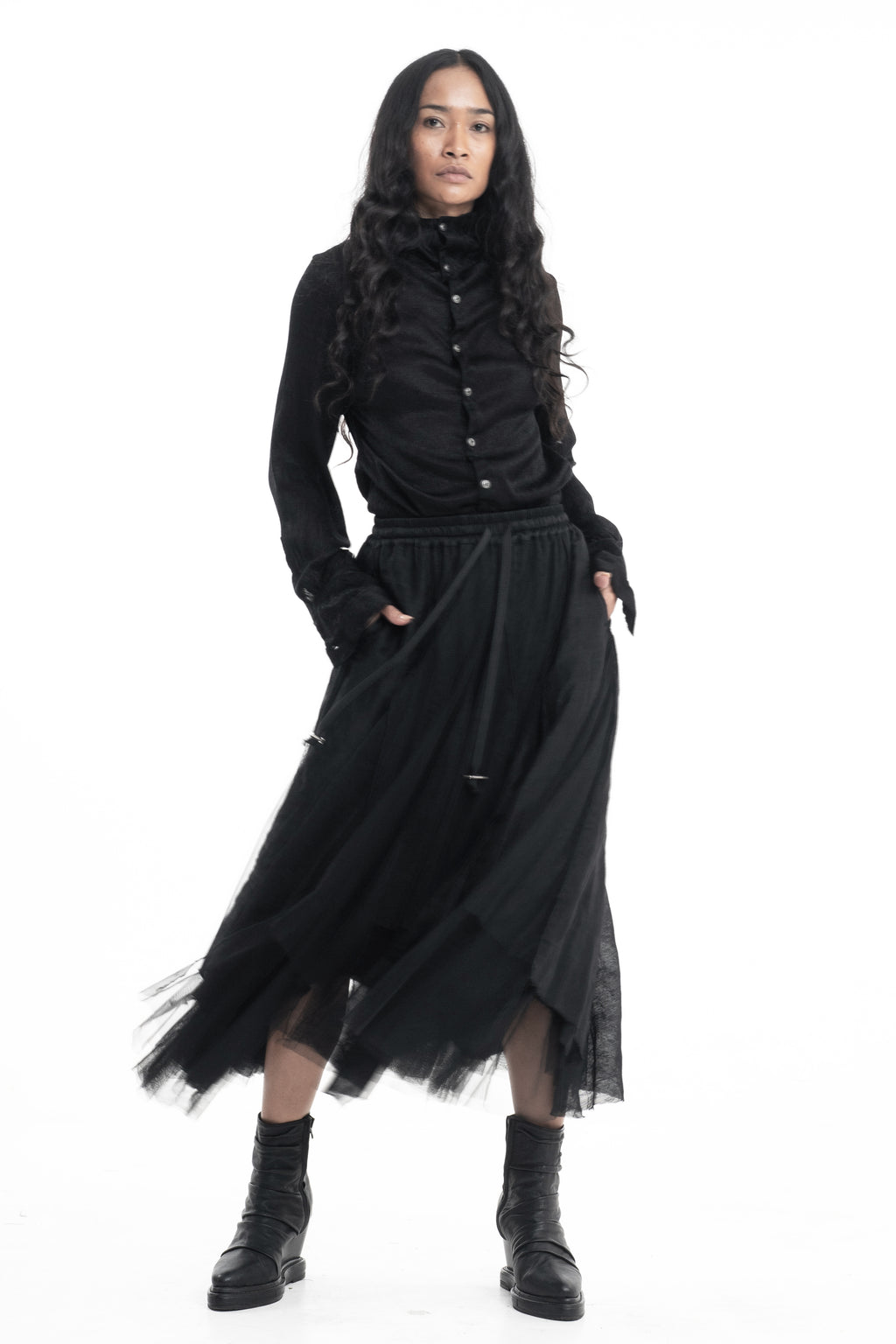 Mark Baigent Guhl Black Tulle Skirt