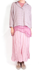 Grizas Pale Pink Silk Skirt