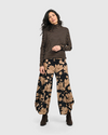 Alembika Velour Floral Pants