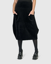 Alembika Black Velour Skirt