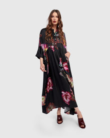  Alembika Black Floral Dress