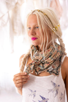  Magnolia Pearl Scallop Edge Ezra Scarf in Cassia