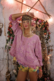  Magnolia Pearl Eyelet Wennie Blouse in Allium