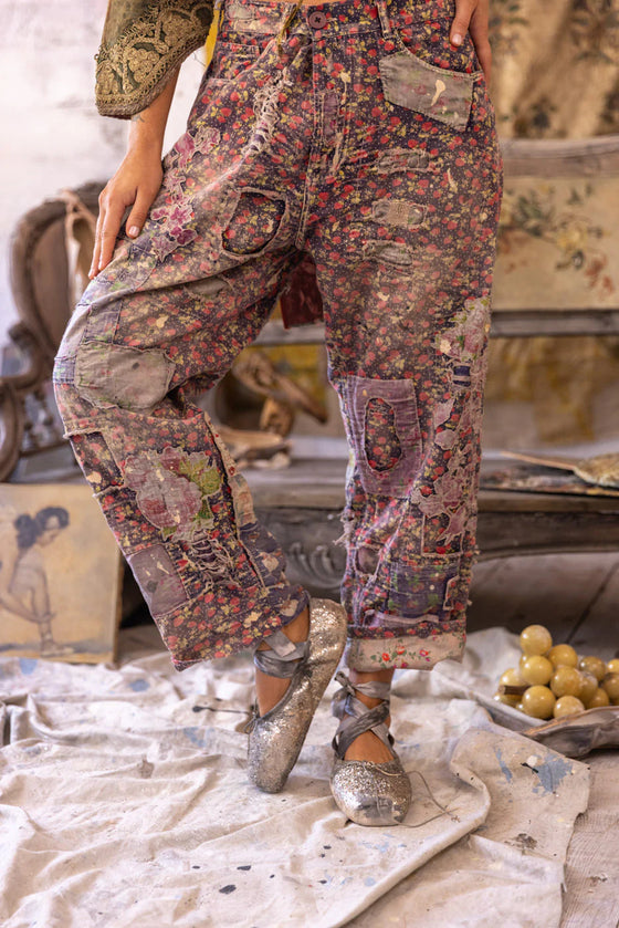 Magnolia Pearl Applique Miner Pants in Fruit Market