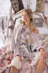 Magnolia Pearl Flight Flowers Frida Nago Sweatshirt in Azalea Dip Dye